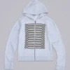 Grey Marl Military Monster Hoodie