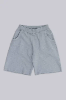 Grey Marl Waffle Monster Jogger Shorts