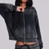 Grey Sporty Baggy Monster Hoodie