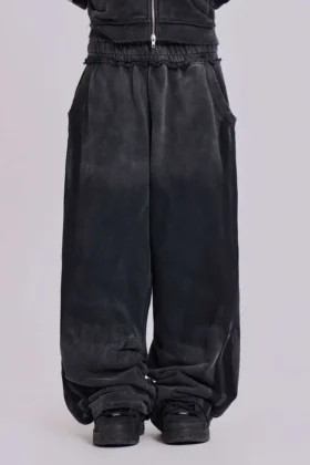 Grey Sporty Baggy Monster Joggers
