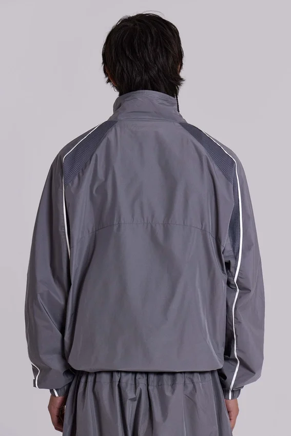 Grey Vapor Tracksuit Top