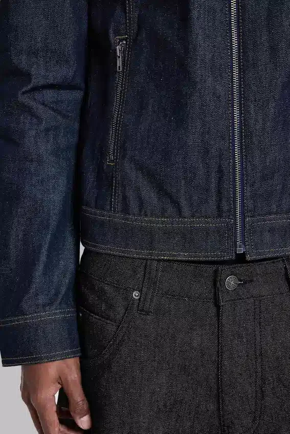 Indigo Bedrock Denim Jacket
