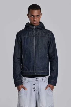 Indigo Bedrock Denim Jacket