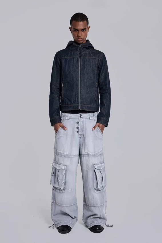 Indigo Bedrock Denim Jacket