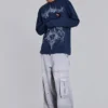 Kasper Digi Waffle Navy T-Shirt
