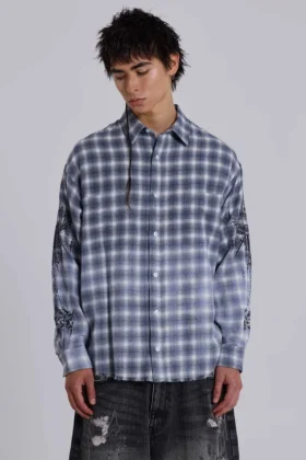 Kasper Inked Flannel Shirt