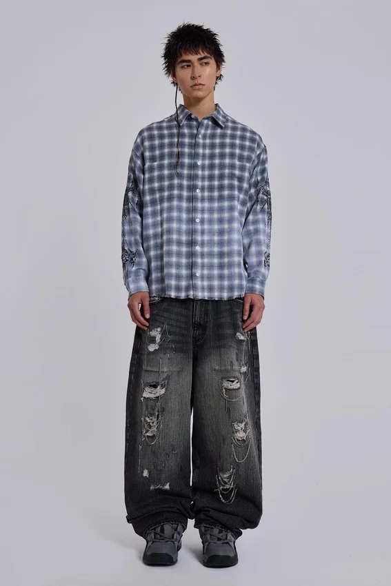 Kasper Inked Flannel Shirt