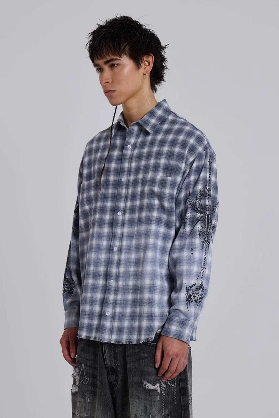 Kasper Inked Flannel Shirt