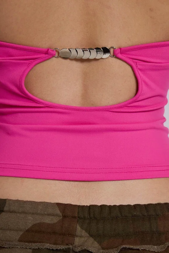 Kayla Halter Top in Pink