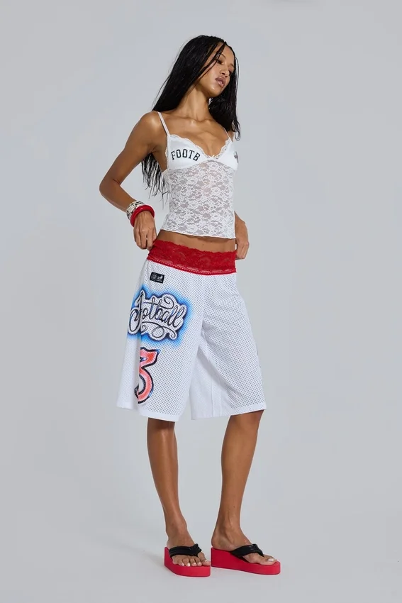 Kickoff Lace Cami Top