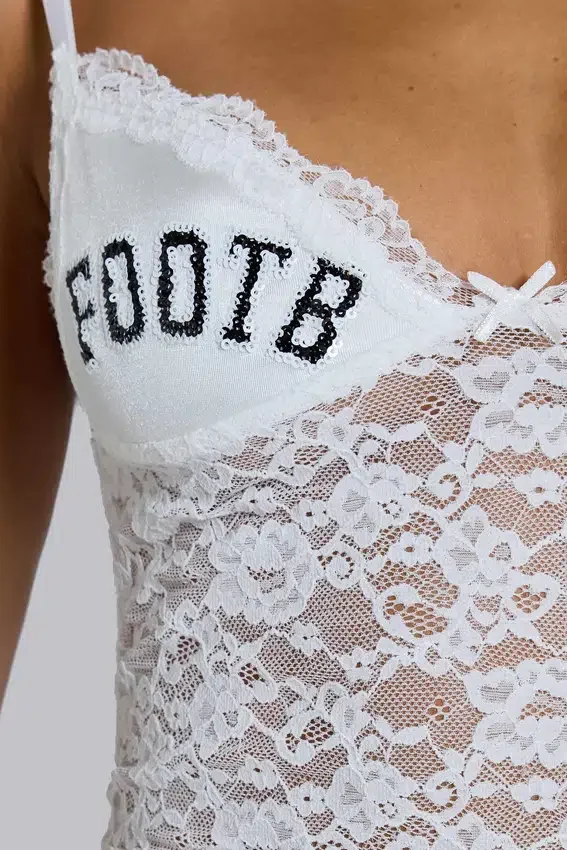 Kickoff Lace Cami Top