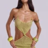 Kuuma Beaded Crochet Mini Dress