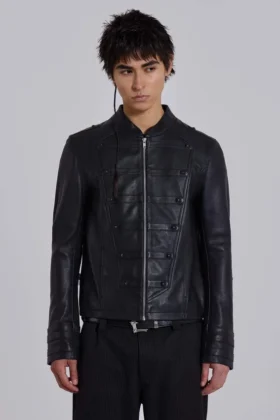 Leather Military Jacket