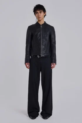 Leather Military Jacket