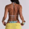 Lemon Velour Mini Shorts
