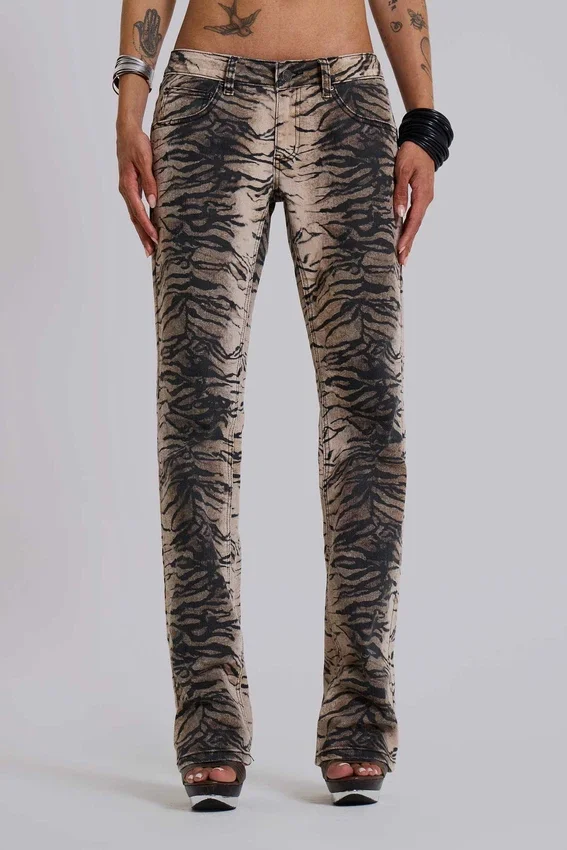 Leona Bootcut Cooper Jeans in Tiger