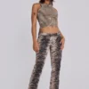 Leona Bootcut Cooper Jeans in Tiger