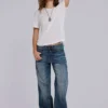 Linen V-Neck T-Shirt