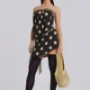 Osmium Studded Leather Bag in Cream