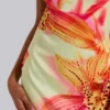 Lucia Backless Mini Dress With Flower Detail