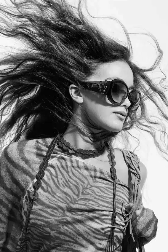 Majorette Oversized Round Sunglasses in Brown