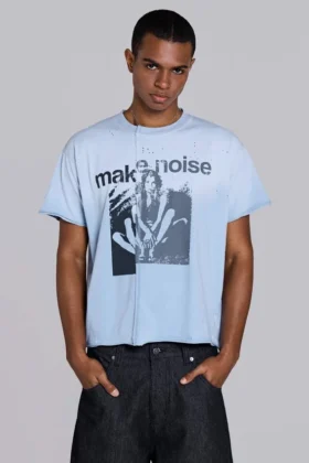 Make Noise Spliced Cropped T-Shirt
