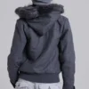 Marl Military Hooded Jacket