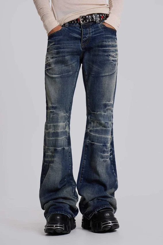 Mid Blue Drift Bootcut Jeans