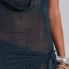 Moara Knit Plunge Mini Dress