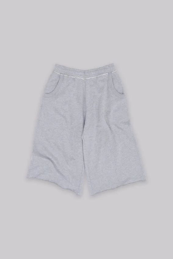 Monster 3/4 Grey Marl Shorts