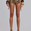 Myrica Mirror Mini Shorts