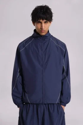 Navy Vapor Tracksuit Top