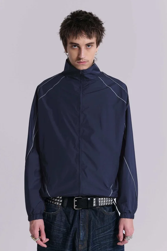 Navy Vapor Tracksuit Top