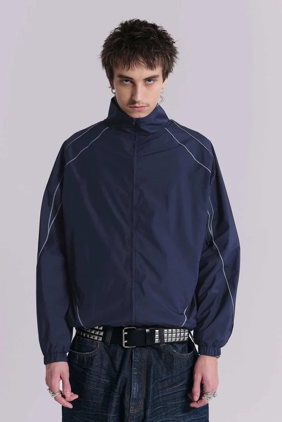 Navy Vapor Tracksuit Top
