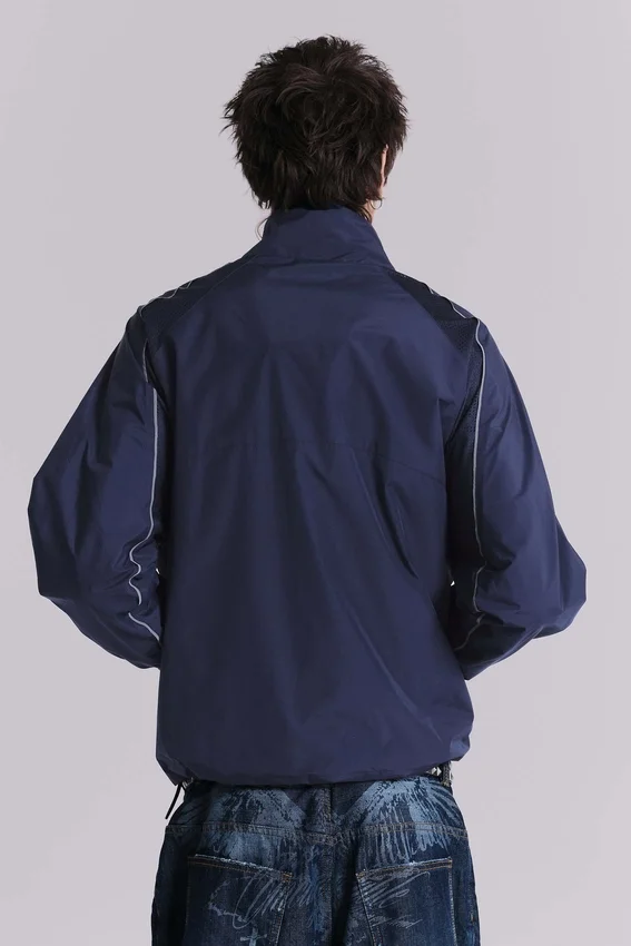 Navy Vapor Tracksuit Top