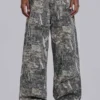 Needle Punch Woodland Camo Colossus Jeans