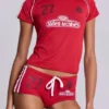 Not Your Cheerleader Football Mini Shorts