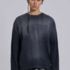 Opaque Navy LS Top