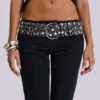 Osmium Studded Belt In Black