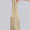 Osmium Studded Leather Bag in Cream