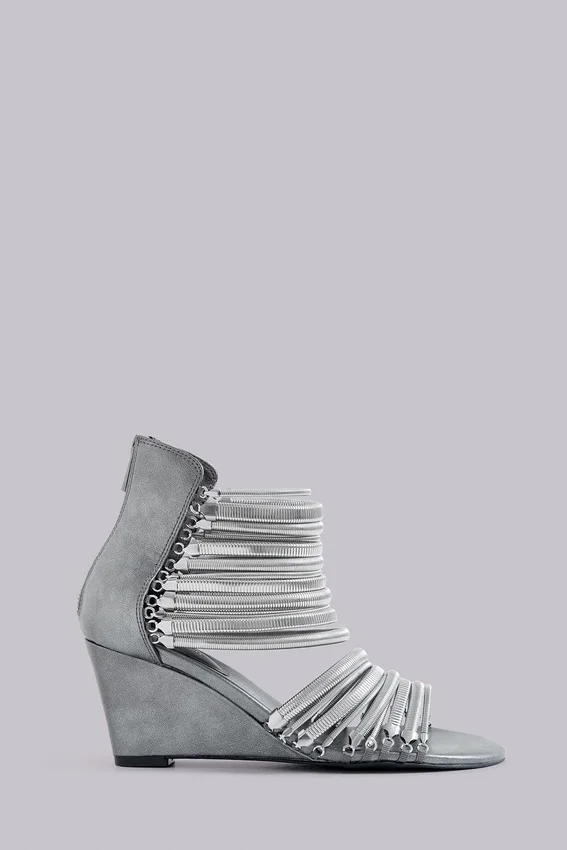 Oxara Snakechain Heeled Wedge Sandal