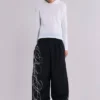 P.O.A. Black Vapor Tracksuit Bottoms