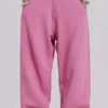 Pink Baggy Cuffed Monster Joggers