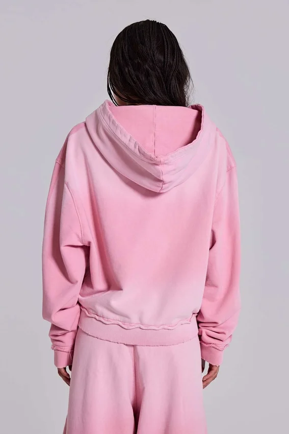 Pink Sporty Baggy Monster Hoodie