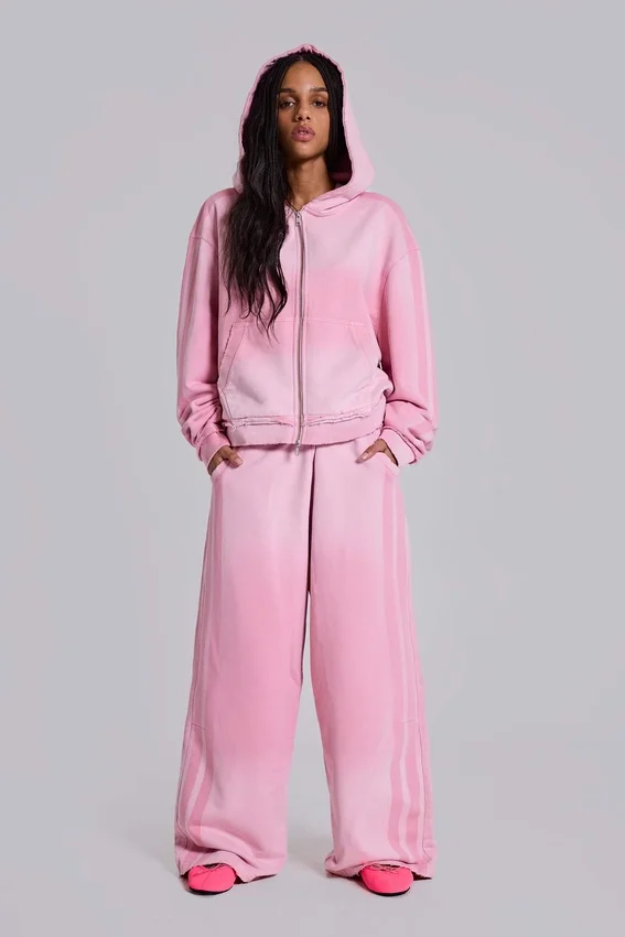 Pink Sporty Baggy Monster Joggers