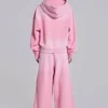 Pink Sporty Baggy Monster Joggers