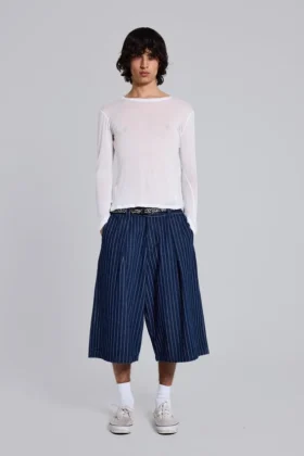 Pinstripe Denim XL Goliath Shorts