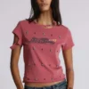 Rally Distressed Embellished Tee