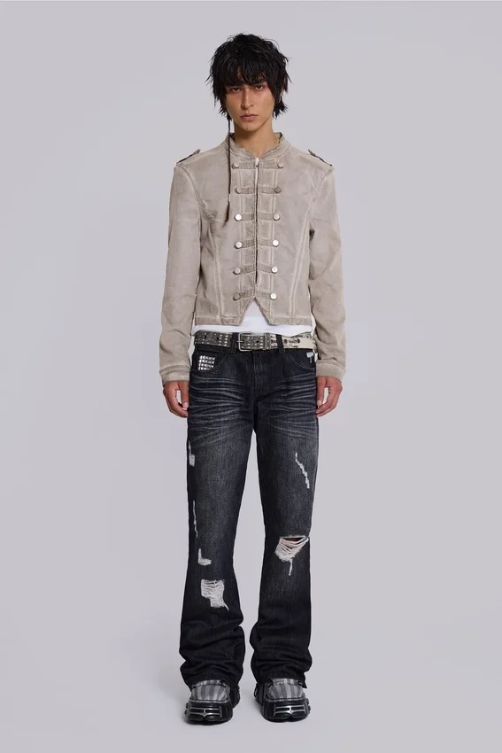 Rebel Military Jacket in Clay