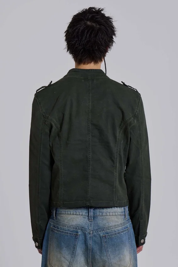 Rebel Military Jacket in Khaki